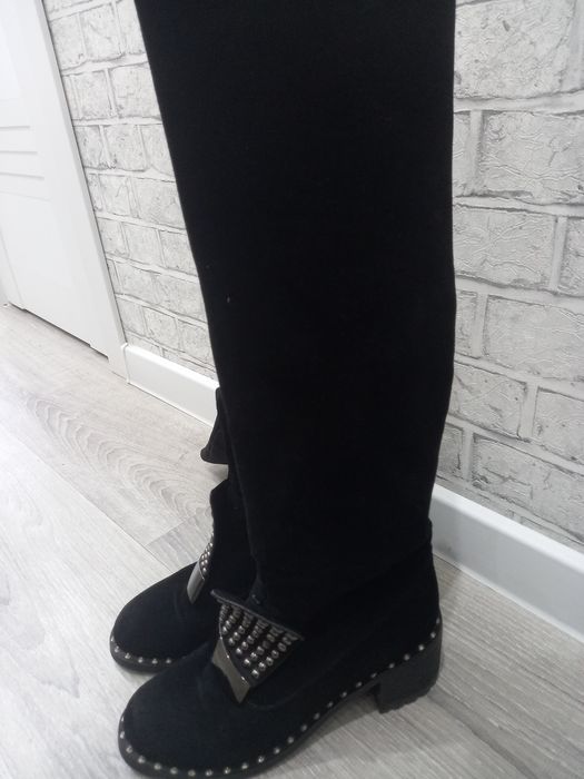 Продам сапоги натуральная кожа + цегейка