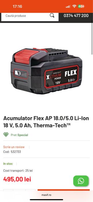 Set scule Flex aduse din Norvegia