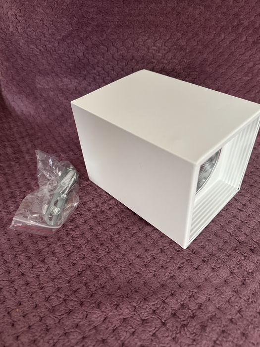 Plafonieră DOWNLIGHT SQUARE 1x60W E27, alb