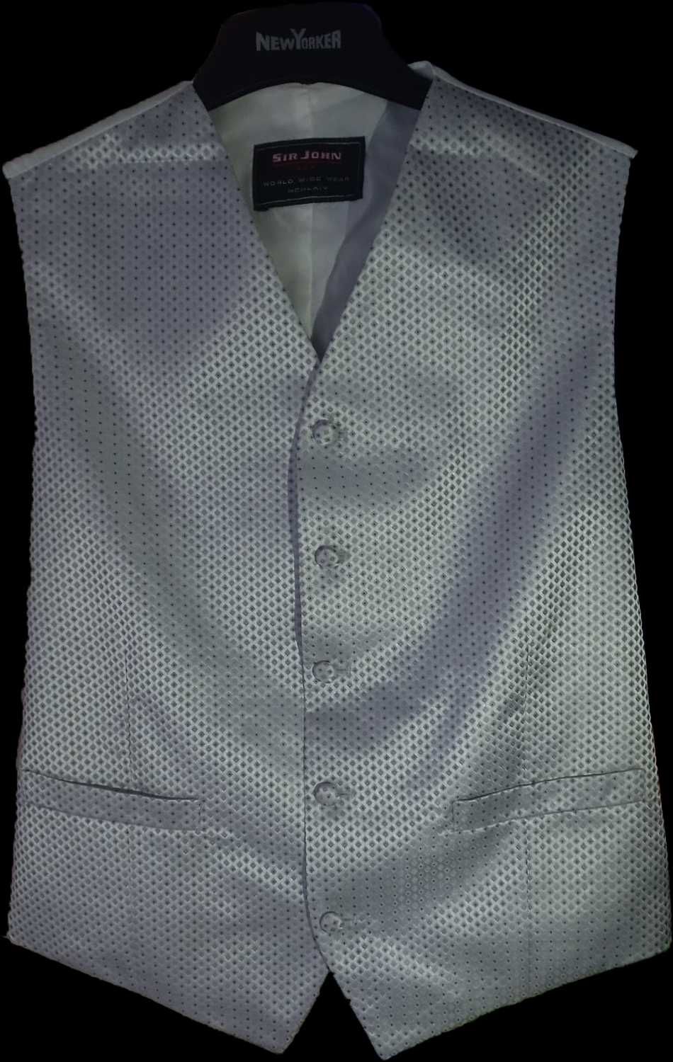 Costum vintage elegant cu sacou, pantaloni de stofa si vesta Sir John