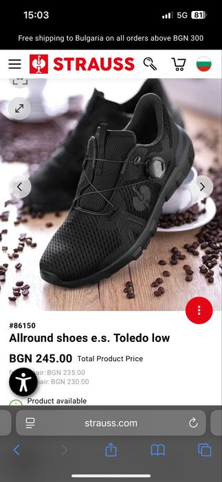 Engelbert Strauss Toledo low Boa system