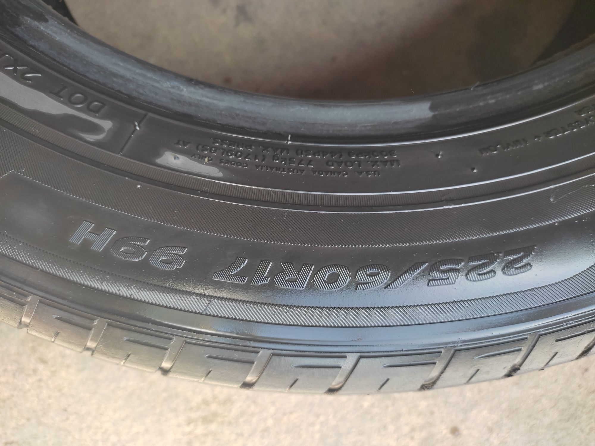 Продам шины HANKOOK-225/60 R17