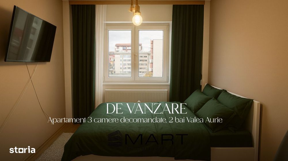 Apartament 3 camere decomandate Valea Aurie