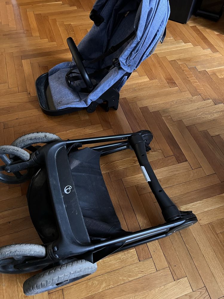 Stokke Beat количка с дъждобран и чанта