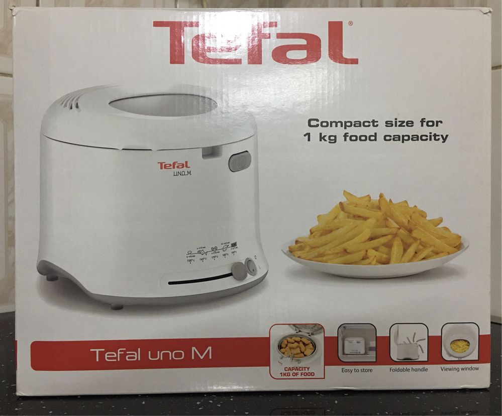 Friteuza Tefal, 1 kg, 1.8 L, 1600 W, 150-190 grade