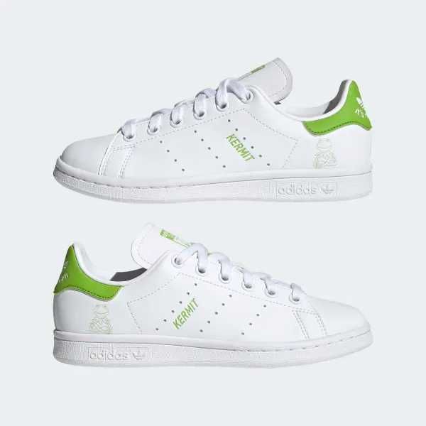 Оригинални мъпетс кецове * ADIDAS STAN SMITH KERMIT * EU38 -38 2/3
