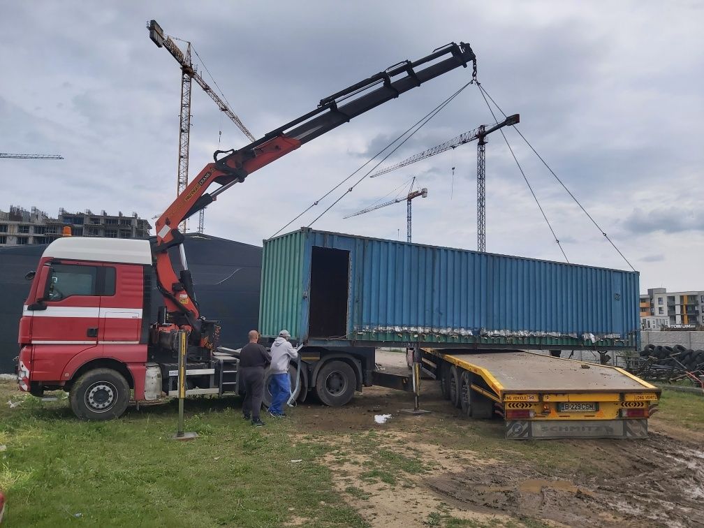 Inchiriez camion cu macara,trailer,platforma