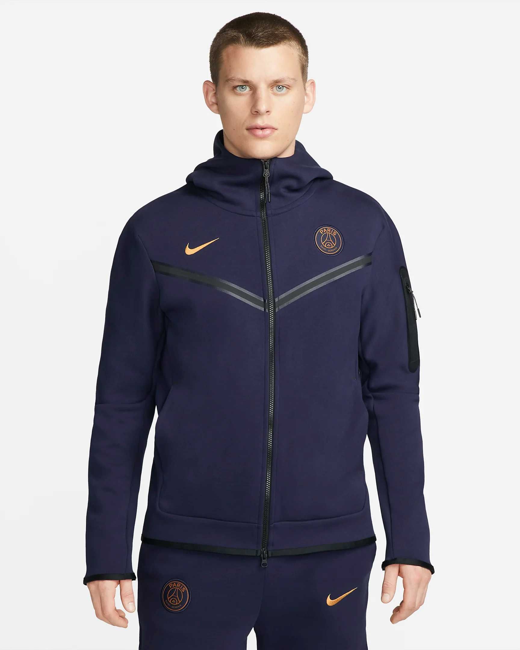 НОВО Nike PSG Tech Fleece Windrunner ОРИГИНАЛНО мъжко горнище -  XL