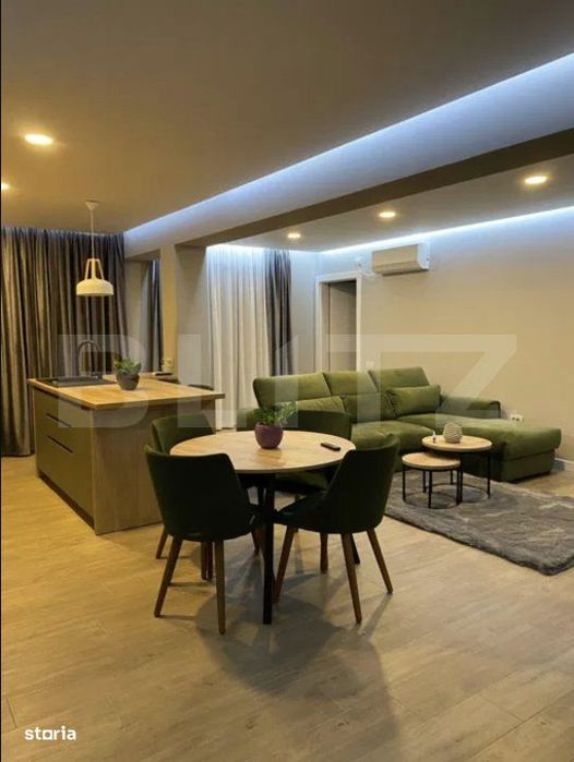 Apartament modern 3 camere, mobilat complet, 80 m², zona Maurer Resid