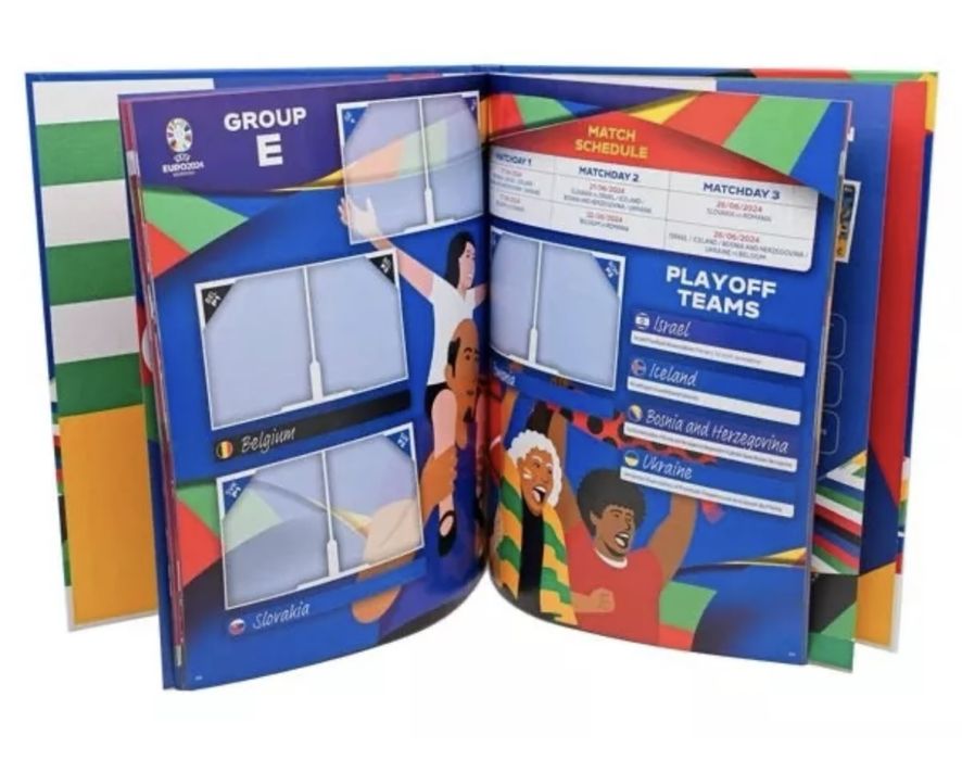 Topps Euro 2024 Germania Album Hardcover Nou Gol Cutie 100 plicuri