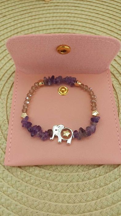 Set 2 bratari handmade din Ametist