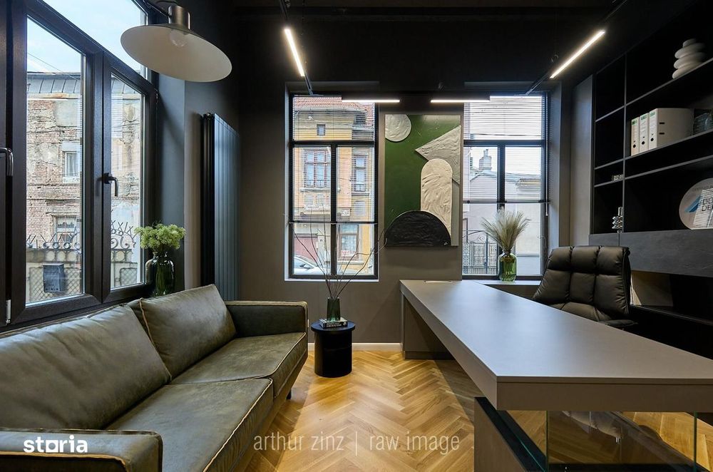 Birou amenajat | Mobilat si utilat | Cladire consolidata si renovata