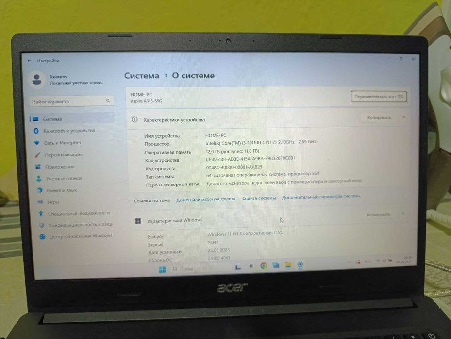 Acer aspire A315-55G