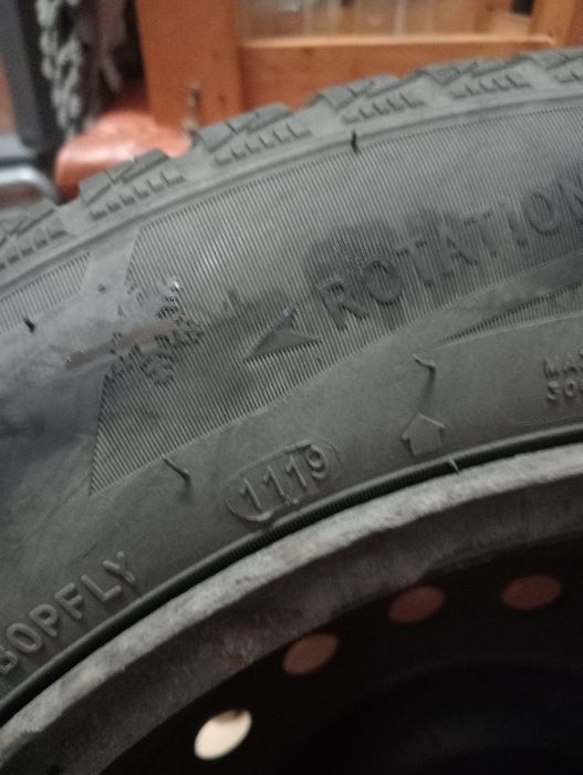 Jante de otel R16 5x114.3 cu cauciucuri de iarna