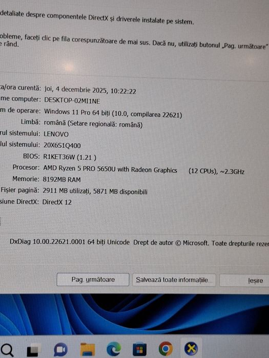 Laptop Lenovo Thinkpad L14 ryzen5 pro
