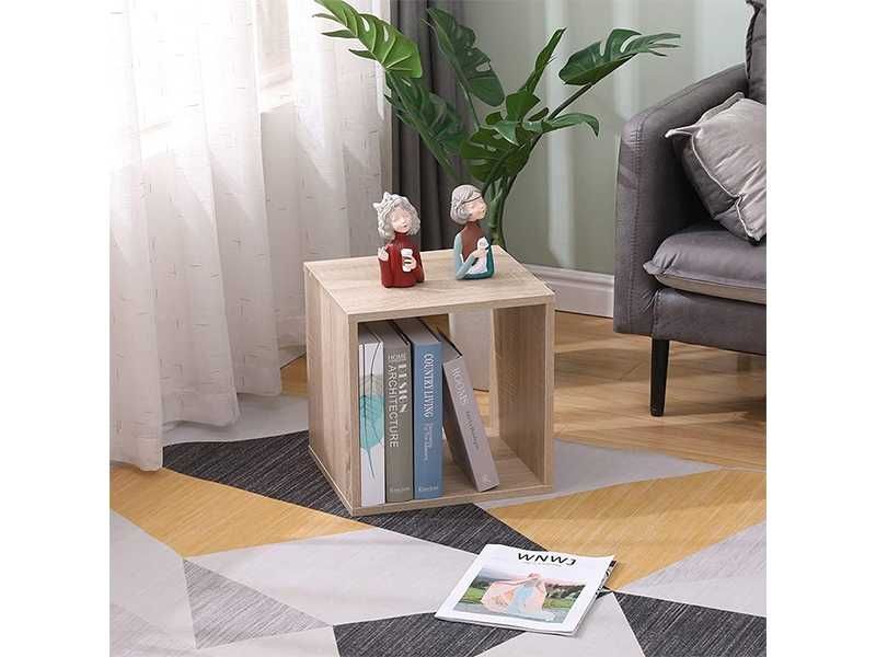 НОВИ! Етажерка куб дъб крафт 35x35x30 см