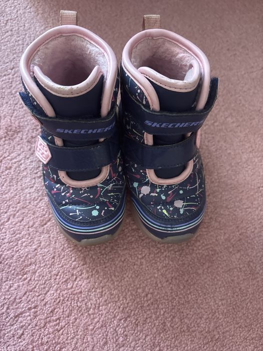 Ghete Skechers impermeabile, 23, roz