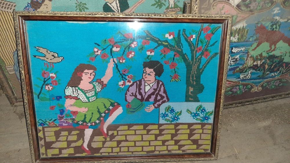 tablouri cusute manual