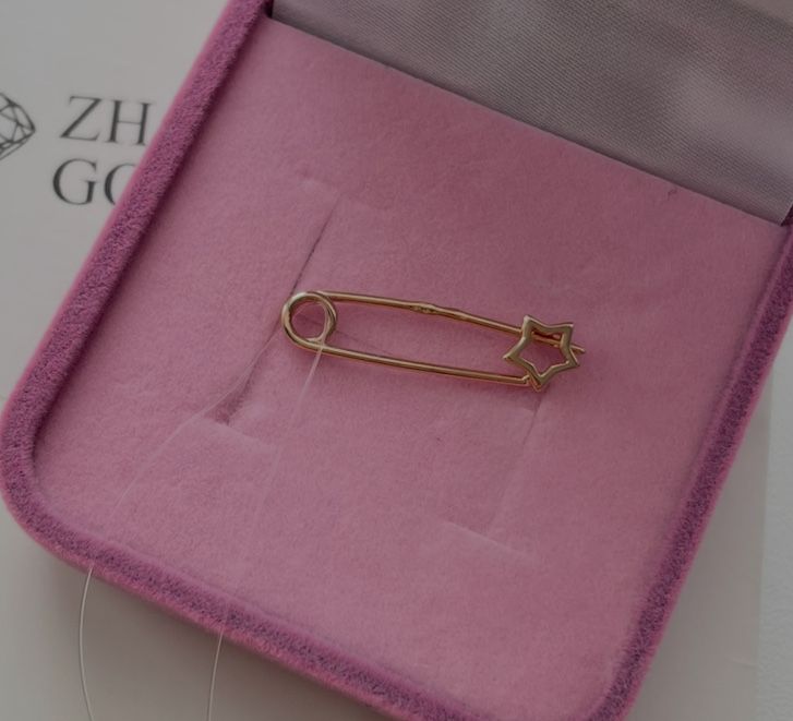 Золотые булавки 2’5-3 см