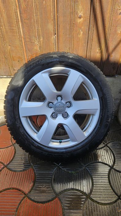 Jante Audi 17” originale cu anvelope Continental 225/55 R17