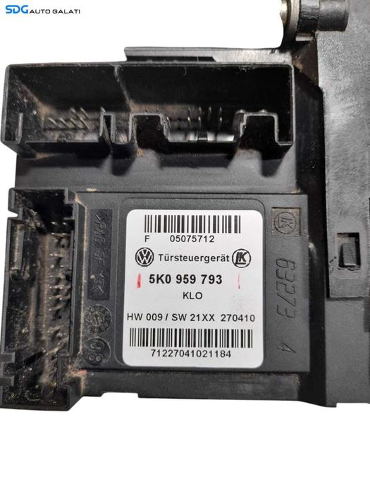 Motoras Macara Electrica de pe Usa Portiera Stanga Fata Skoda Octavia 2 2004 - 2013 Cod 5K0959793 [N0523]