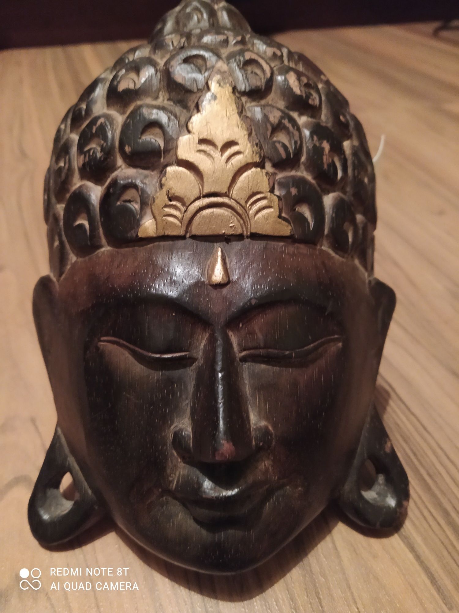 Маска дървена Буда