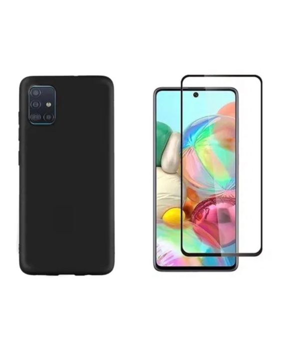 Samsung A21S/A22/A23/A24/A25/A26 Husa Silicon Premium +Folie Sticla 9D