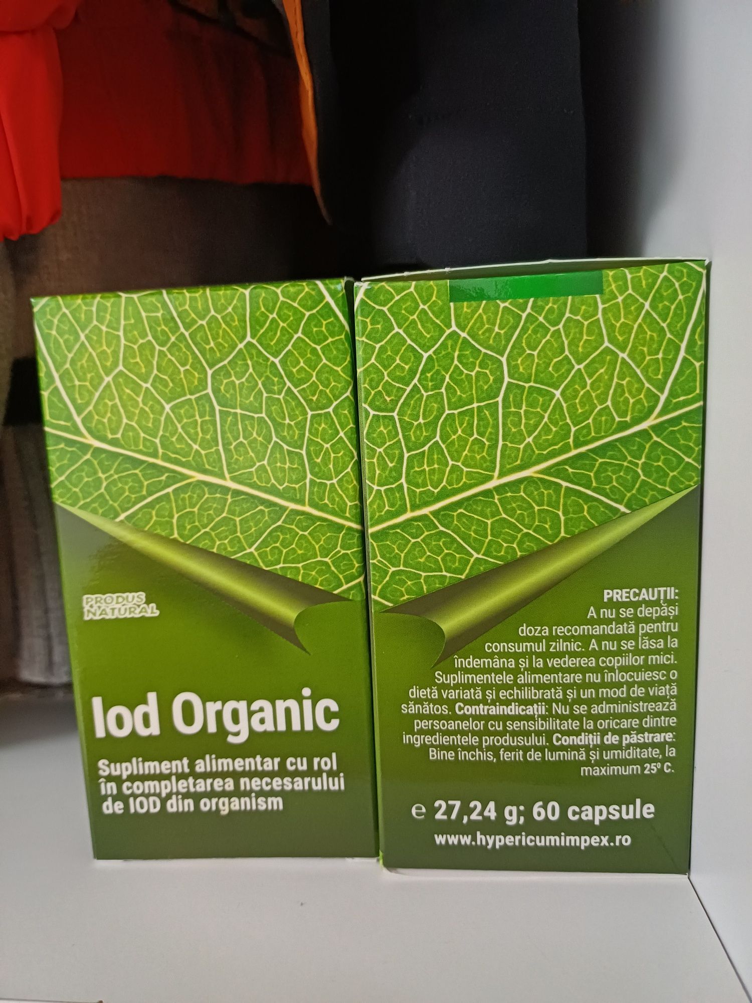 Iod organic, 60 capsule, Hypericum