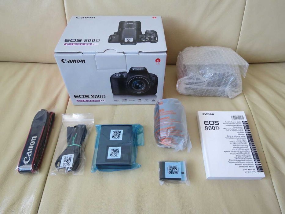 Canon EOS 800D Kit EF-S 18-55mm f/4-5.6 IS STM - Ca Nou - 620 Cadre !!
