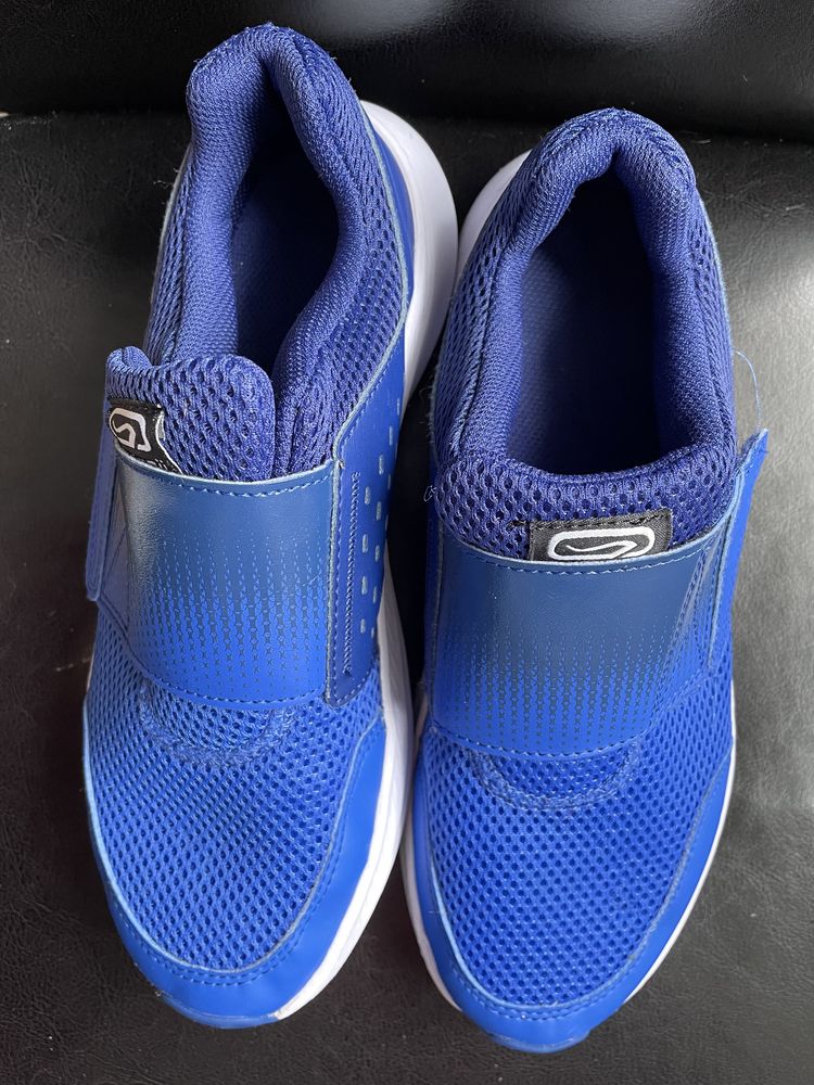 DECATHLON Kids Running Velcro Shoes AT Easy - Blue