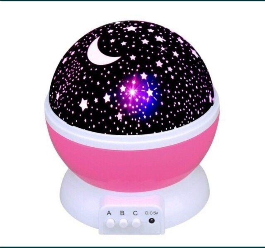 Svitilnik 3D luna oy yulduzli