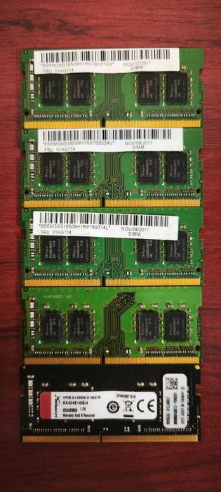 Vînd kit-uri RAM SODIMM DDR4, 2 x 8Gb, 2400MHz, SK Hynix.