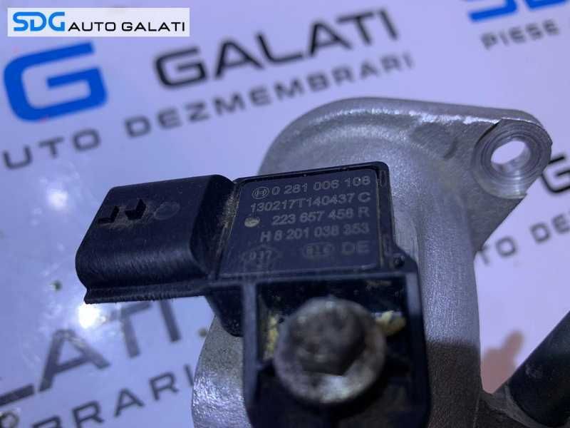 Galerie Aer Suport Tub Conducta cu Senzor Presiune Aer Renault Captur 1.5 DCI 2013 - Prezent Cod 0281006108 223657458R H8201038353