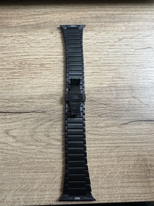 Луксозна стоманена верижка Titanium цвят за Apple Watch
