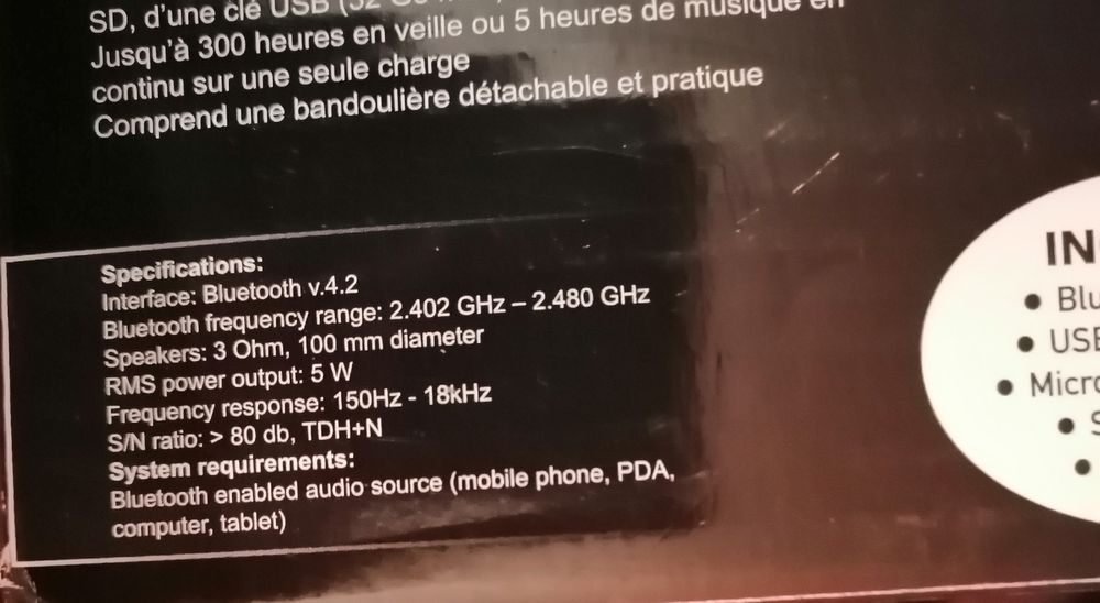 Тонколона Bluetooth