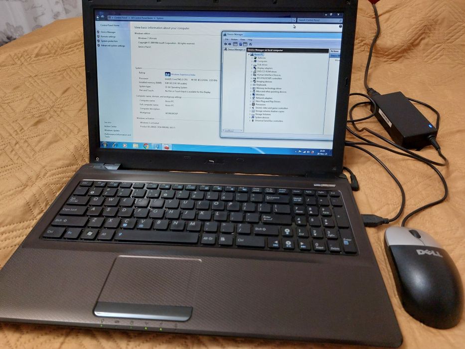 Laptop Asus X52J fara acumulator