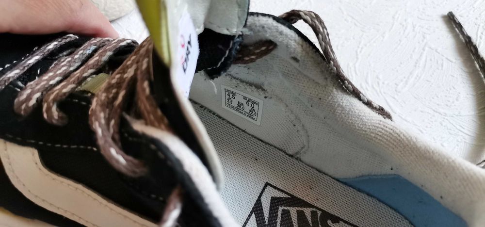 Adidasi sneakers baieti VANS Ultrarange Exo marime 36 23cm piele negri