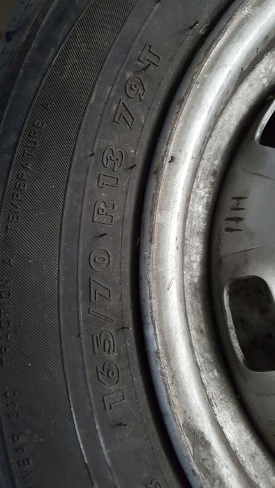 Железни джанти за пежо 4х108 с гуми 165 70 13