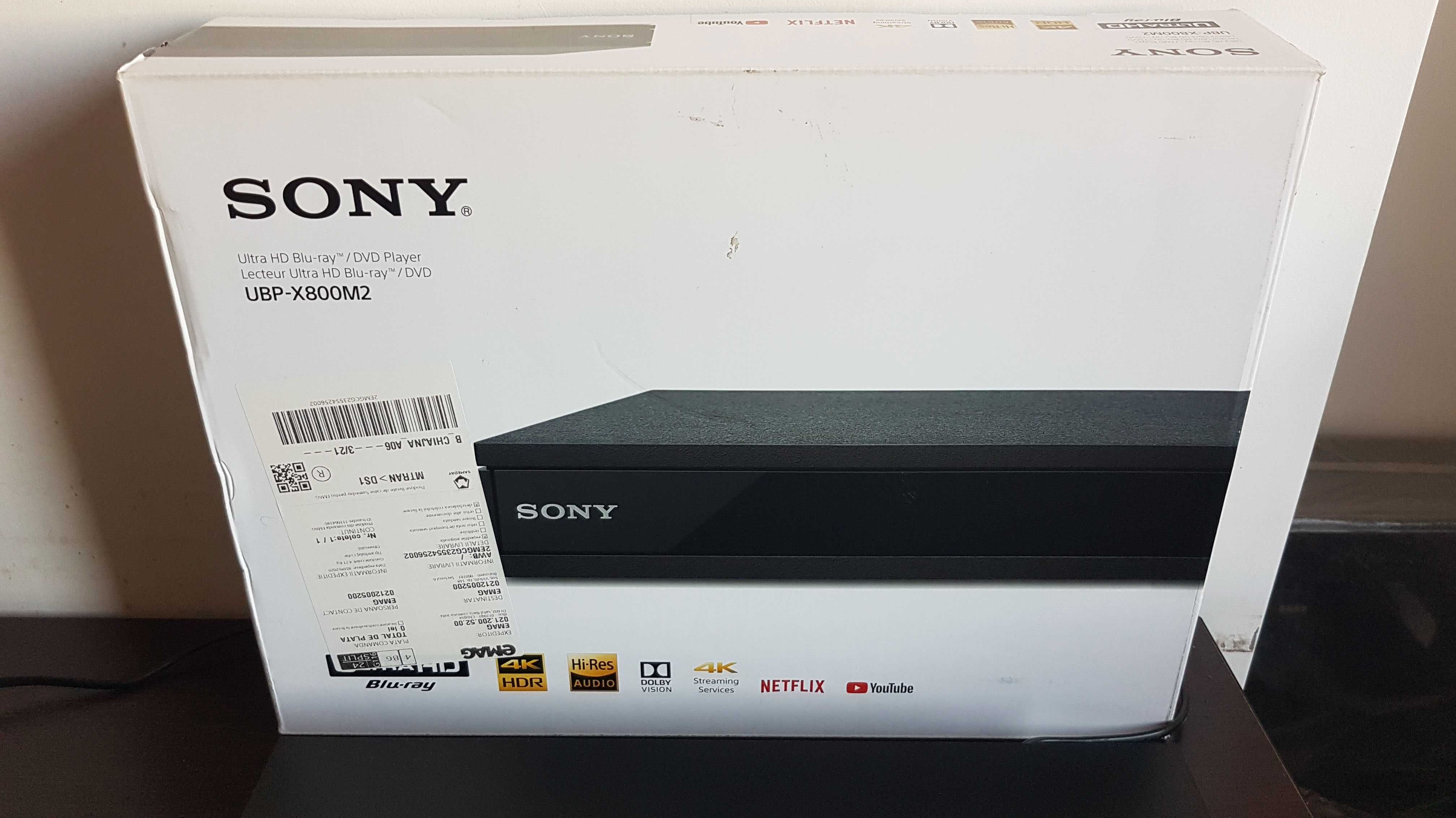 Blu-ray player Smart Sony UBP-X800M2 4K UHD