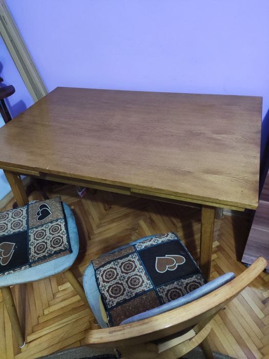 Masă Bucătărie extensibilă+ 2 scaune