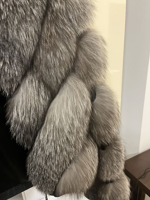 Blana naturala din vulpe argintie