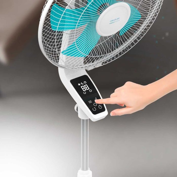 Вентилатор Cecotec, дистанционно EnergySilence 620, сензорен екран LED