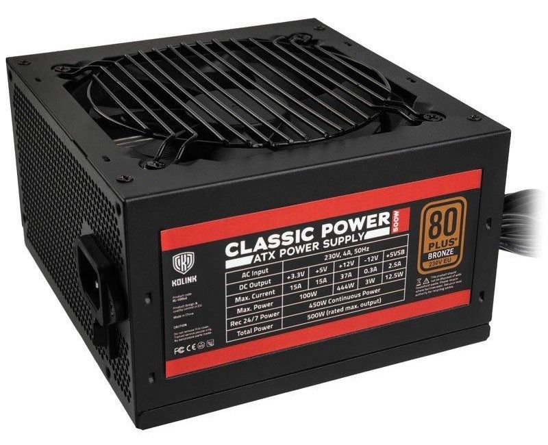 Захранване classic power 500w 80+ bronze