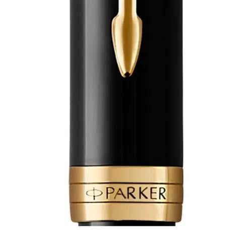 Комплект Parker Sonnet Black GT – Химикалка и Писалка, 23К Злато