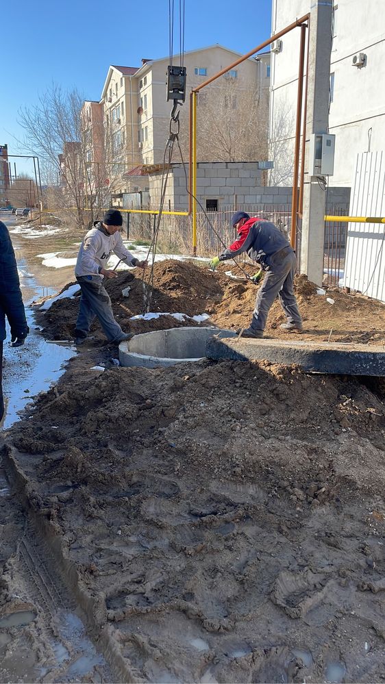 Копаем яму вручную водопровод канализацию