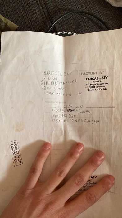 Vând  atv  Yamaha  grilzi