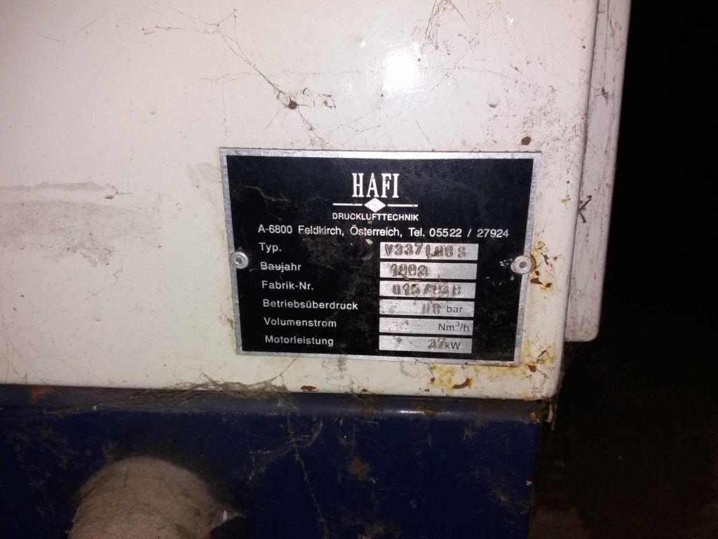 Винтов компресор HAFI 37kW кВ