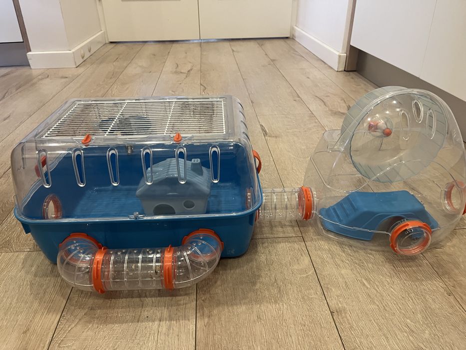 Cusca/casuta cu accesorii hamster