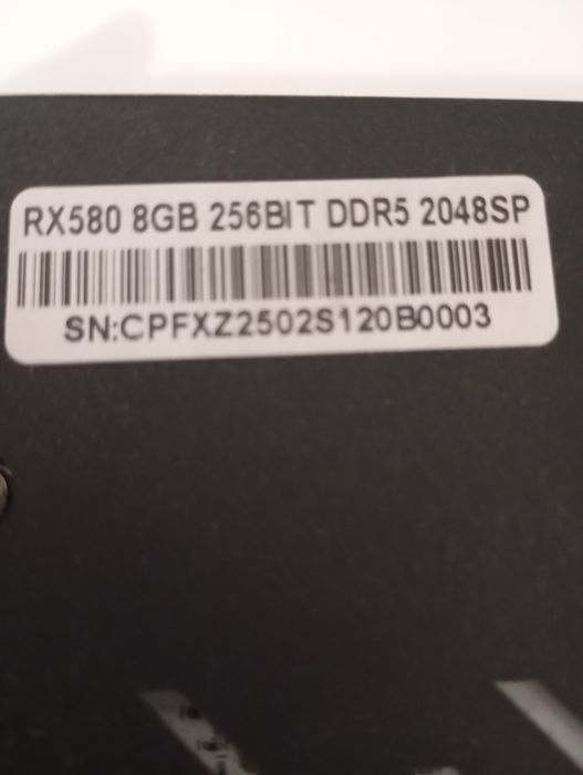 Placa video Rx580 noua