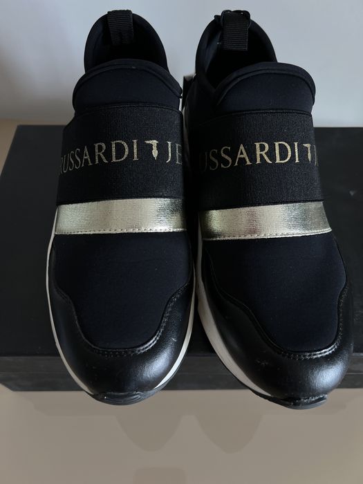Vand pantofi sport negri TRUSSARDI , 36